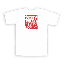 Koszulka z hasłem - ,,Żeby...