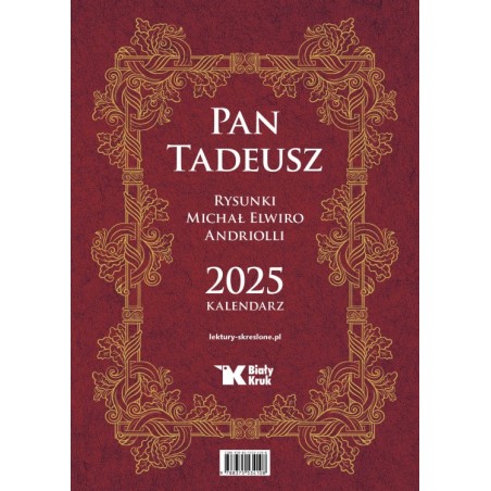 Kalendarz na rok 2025 - Pan Tadeusz